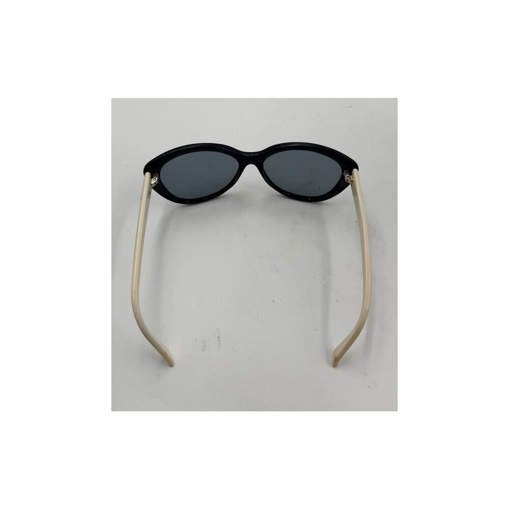 Kate Spade Women's Sunglasses Black Cream Cat Eye Frame Angelique - Picture 4 of 5